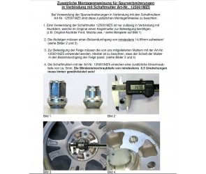 H&R Spurverbreiterung Trak+ DRS Serie für Opel Astra J GTC Typ P-J/SW 